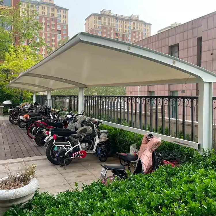 新邵县膜结构电动车棚